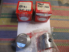 HONDA CB 175 CL175 CA175 STD OEM pistons 52mm. 33101-235-000.NOS