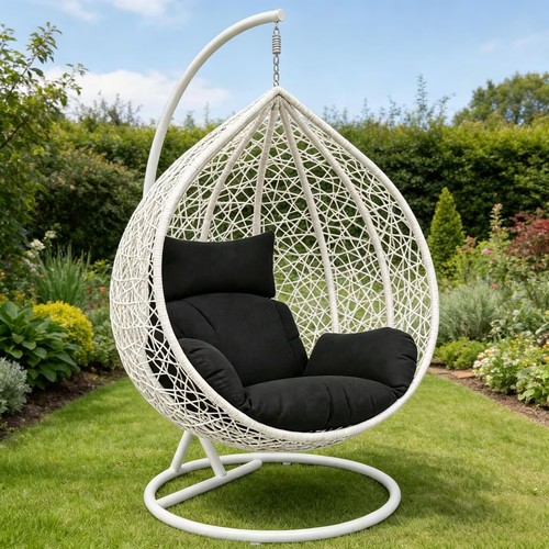 Rattan swing egg chair garden - rattan,