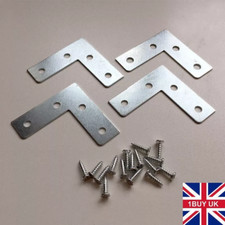 2" inch FLAT 4x Corner Braces Right Angle L Shape Plate Fixing Repair Brackets