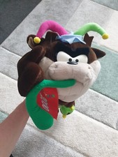 Rare Vintage Looney Tunes Taz Tazmanian Devil (Play By Play) 2000 Plush Toy 14" 