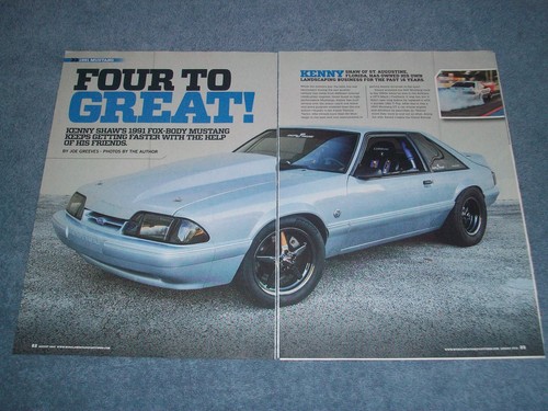 1991 ford mustang drag car - 1991,
