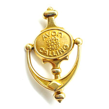 Signed AVON Calling Door