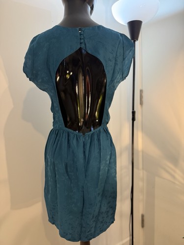 Sessun teal open - back, dress