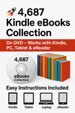 4,687 Kindle eBooks Collection on DVD – Huge Digital Library | Works with Kindle