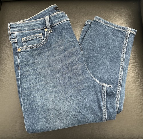 Blue slim mom jeans - f&f, uk