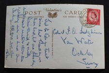 Lochcarron, Ross-shire, Scotland 1964 postmark on a Loch postcard