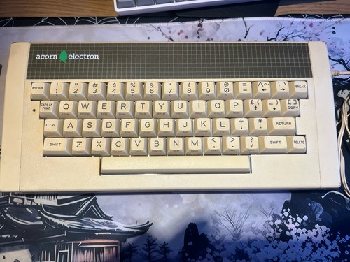 Acorn electron computer with - computer,
