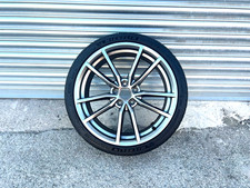 VW GOLF R PRETORIA ALLOY WHEEL MK7 MICHELIN TYRE GREY 5G0601025AJ GENUINE BBS 19