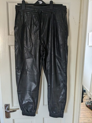 Zara black faux leather - faux,