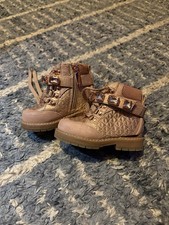 Girls Ted Baker Boots Rose Gold Size UK 5 EU 21.5
