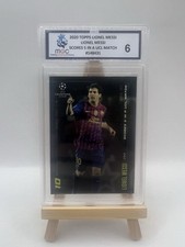 Lionel Messi Topps Designed by Lionel Messi FC Barcelona Greatest Goals Grade 6