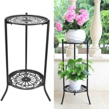 2-Tier Flower Rack Metal Plant