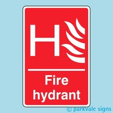 Fire hydrant sign - fire,