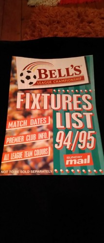 Scottish premier league - 94/95,
