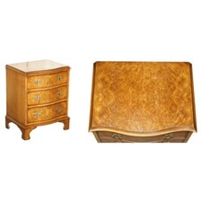 Vintage burr walnut serpentine - vintage,
