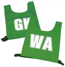 Nylon Netball Printed Bib Set - 7 Bibs - Various Colours - Medium Size