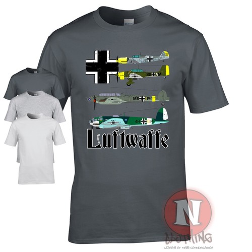 Ww2 luftwaffe shirt - luftwaffe, t-shirt