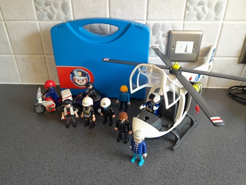 Playmobil police helicopter