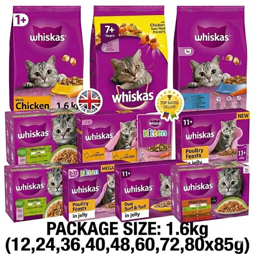 Whiskas wet cat food pouches - wet,