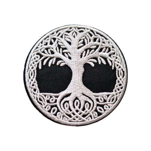 Norse tree life embroidered - tree,