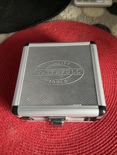 FAITHFULL TOOLS ALUMINIUM METAL EMPTY BOX  SMALL TOOLS  DRILL BITS 13cm X 6cm