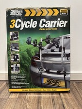 Maypole Rear Mounted Alloy Cycle Carrier for 3 Bikes Total 45 kg