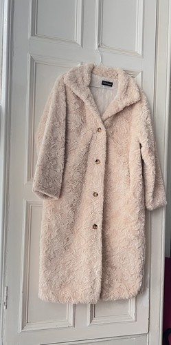 Women long faux fur coat - women,