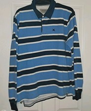 Mens Blue and White Rugby Shirt XXL (1)
