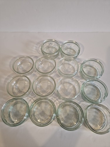 Lot glass pots - of, 14