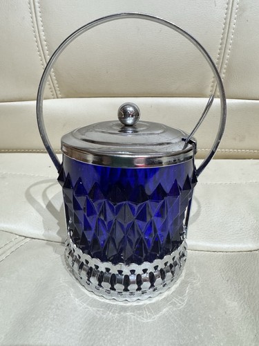 Vintage cobalt blue glass - cobalt,