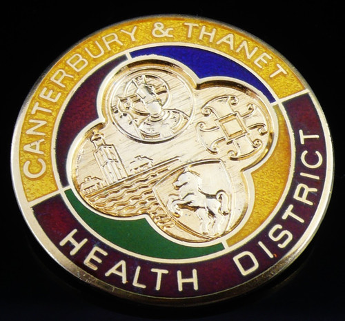 Sterling silver nursing badge - sterling,