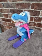 Vintage Walt Disney World Blizzard Beach Ice Gator Plush 1995 Very Rare VGC