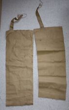 Ww2 British Dispatch Rider Waterproof Leggings, Rubberised D.R.  Leggings 