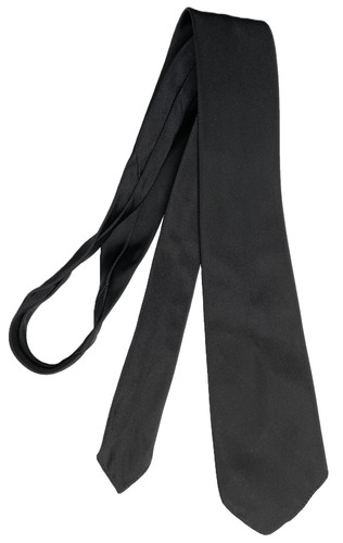 Vintage funeral tie plain