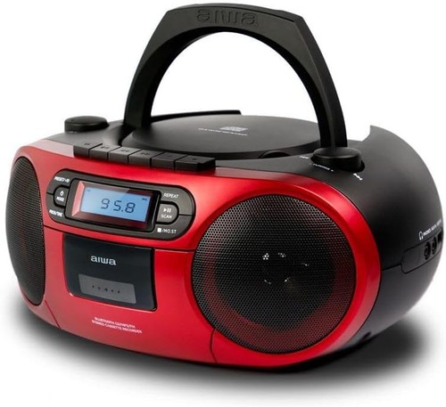 Aiwa bbtc 550rd boombox - aiwa, bbtc-550rd