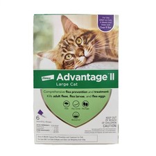 AdvantageII Topical Fle* Treatment for Large Cats Over 9 lbs-6-Month Supply