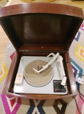 PYE Box Record Player - Garrard RC 120 MK II Turntable Deck - 1950's - Wood Case