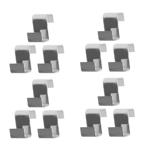 100pcs silver stainless - silver, steel