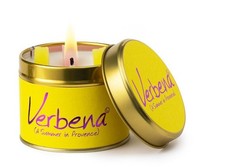 Brand New VERBENA LILY FLAME TIN CANDLE- Gift