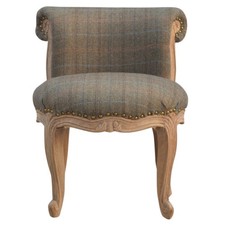 Oak Toned Multi Tweed Studded