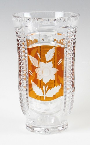 Vintage bohemian cut glass - bohemian,
