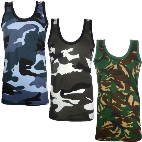 Mens camouflage vests 100 - vests, 100%
