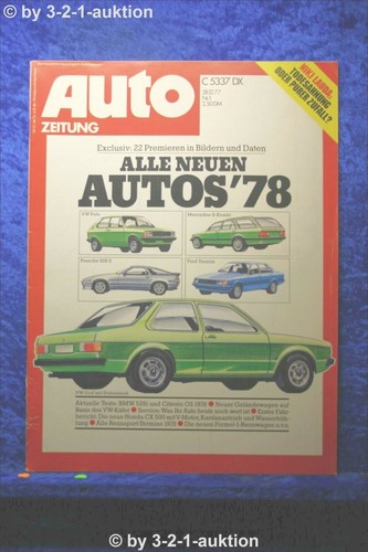 Auto newspaper bmw 528i - auto, 1/78