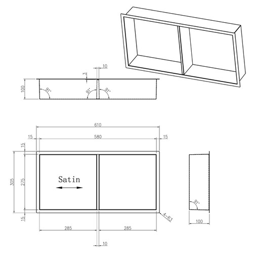 Gunmetal black stainless steel - gunmetal,