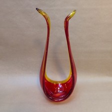 Vintage Murano Selenium Red