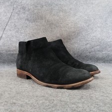 Kork Ease Shoes Womens 7.5 Booties Velma Chelsea Suede Black Timeless Distressed