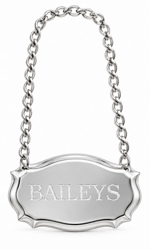 Personalised silver decanter - personalised,