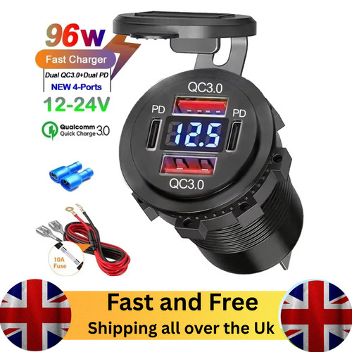 12v usb socket - usb, camper