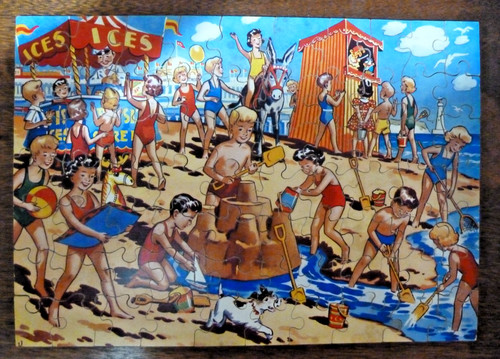 Vinatage wooden jigsaw - vinatage,