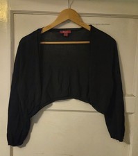New Look Black Bolero Shrug UK